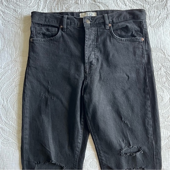 Free People x We The Free Bren Boyfriend Jean - Black Magic - Picture 7 of 16